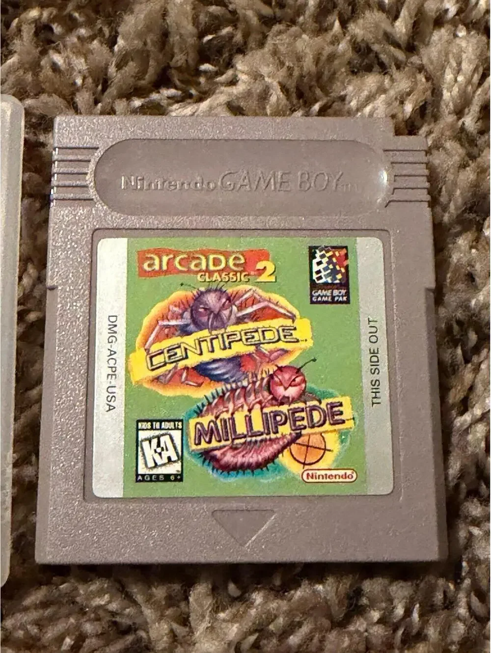 Arcade Classic 2: Centipede and Millipede for Nintendo Gameboy